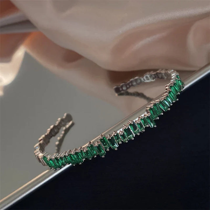 Leonore Emerald Crystal Ring