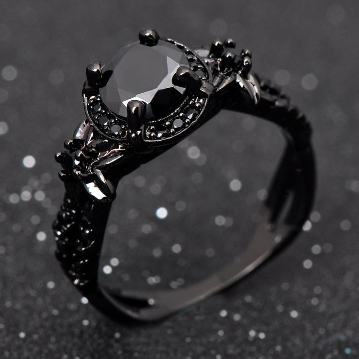 Elegant Black Onyx Vintage Ring