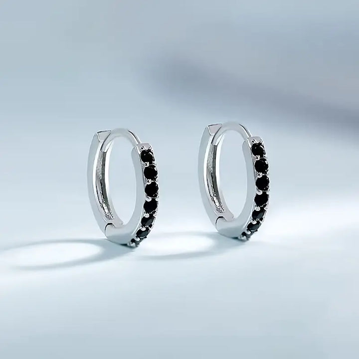 Mayfair Emerald Hoop Earrings