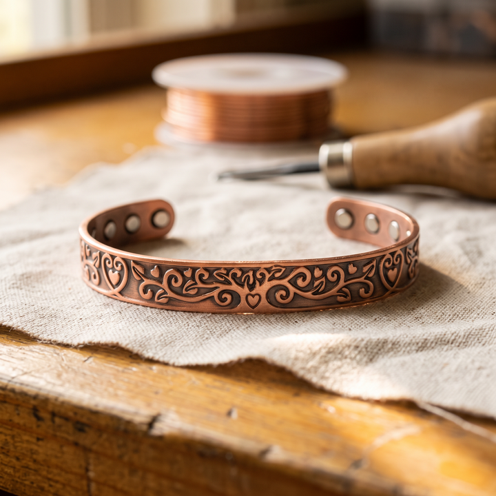 Flora Copper Bracelet