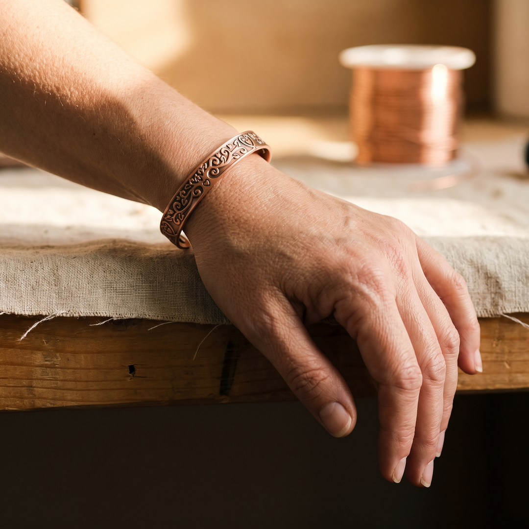 Flora Copper Bracelet