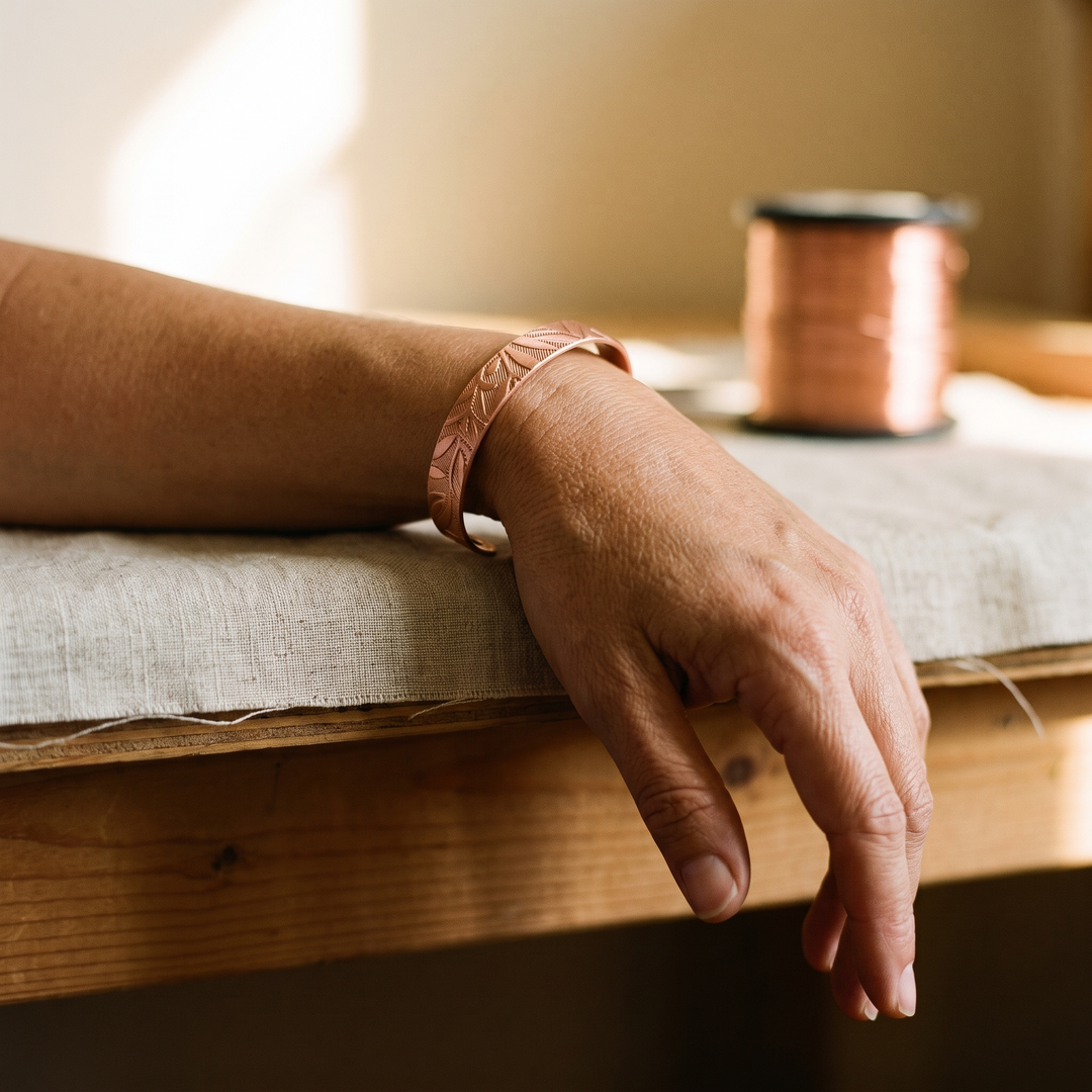 Leaf Copper Bracelet