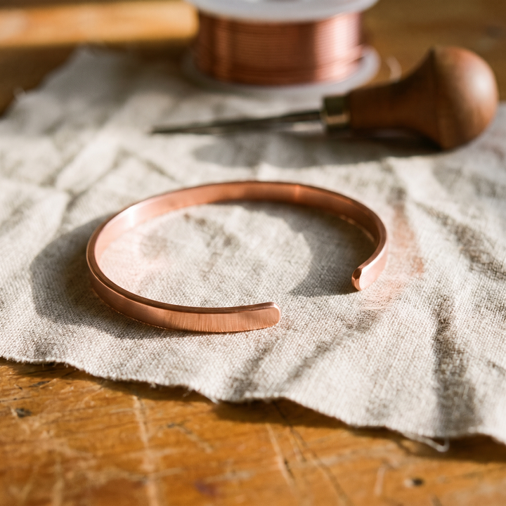 Sleek Copper Bracelet