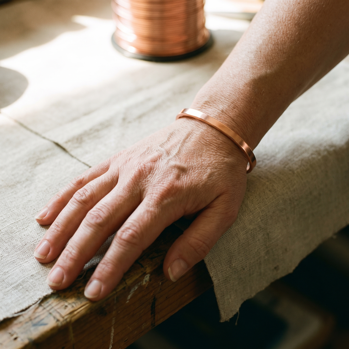 Sleek Copper Bracelet
