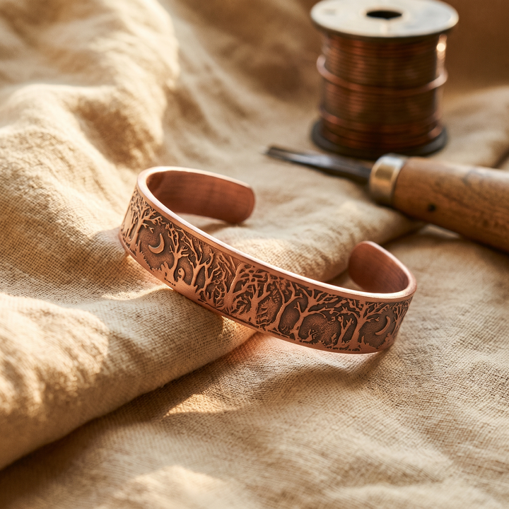 Oak Copper Bracelet