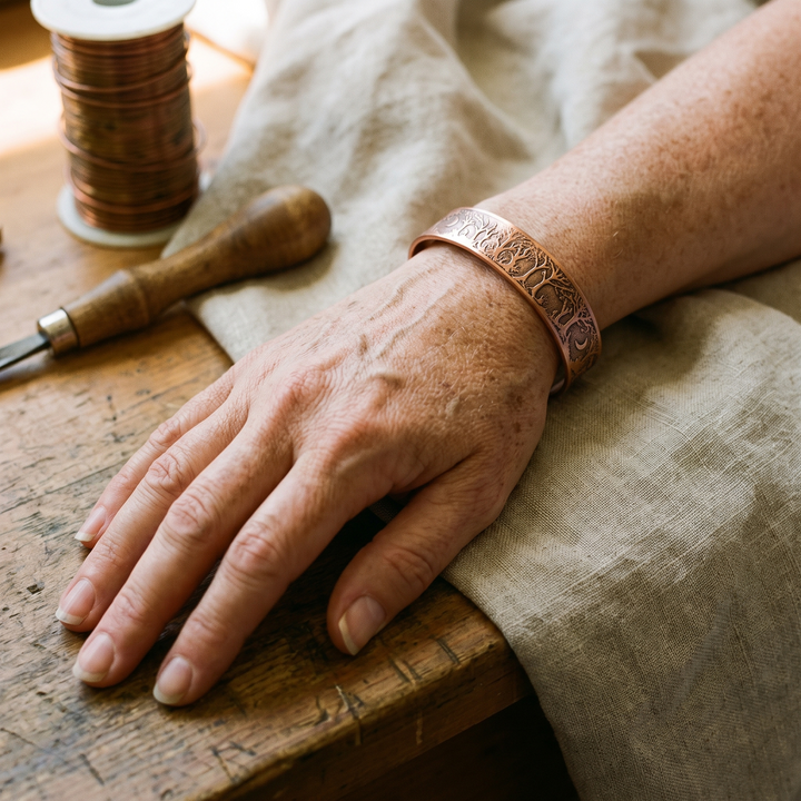 Oak Copper Bracelet